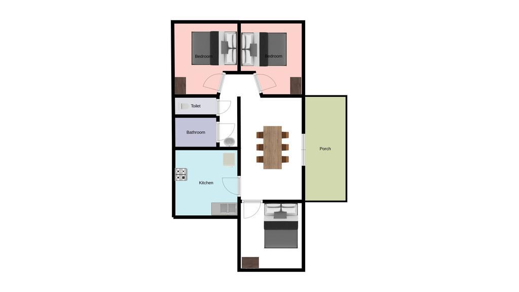 Allamanda Apartments - 100M Bain Boeuf Beach 외부 사진
